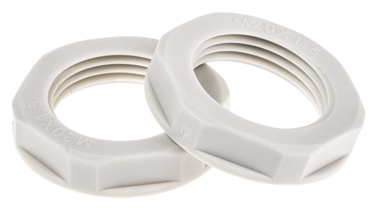 Legrand Grey Fibreglass PA Cable Gland Locknut, M20 Thread, IP55