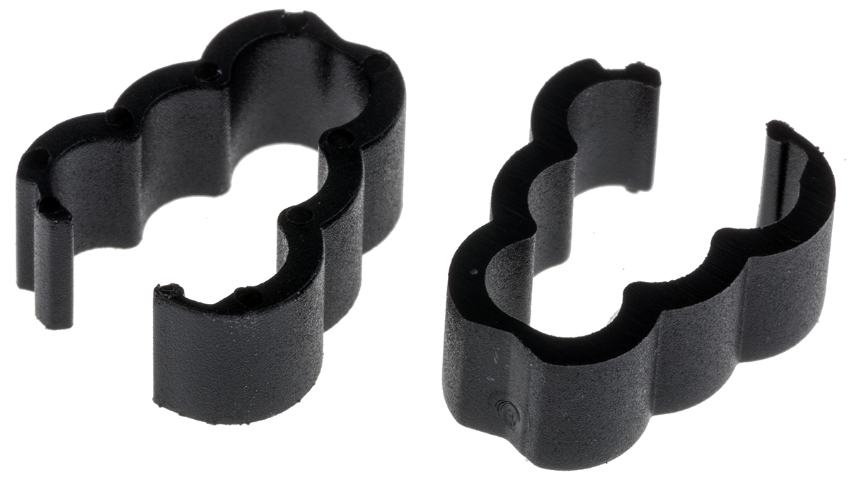 RS PRO Black Nylon C Clamp, 4.1mm Max. Bundle