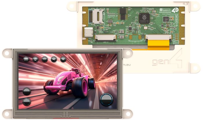 4D Systems gen4-RP2350-43T TFT TFT LCD Display / Touch Screen, 3.5in WVGA, 800 x 480pixels