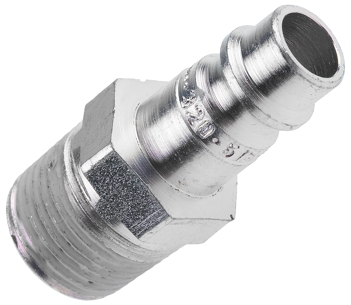 CEJN Steel Male Pneumatic Quick Connect Coupling, R 3/8 Male Threaded