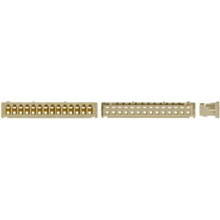 Hirose, DF13 Male Connector Housing, 1.25mm Pitch, 14 Way, 1 Row
