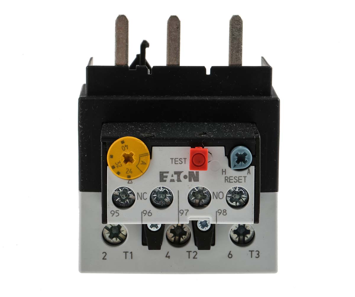 Eaton Overload Relay 1NO + 1NC, 24 → 40 A F.L.C, 40 A Contact Rating, 7.5 W, 500 Vac