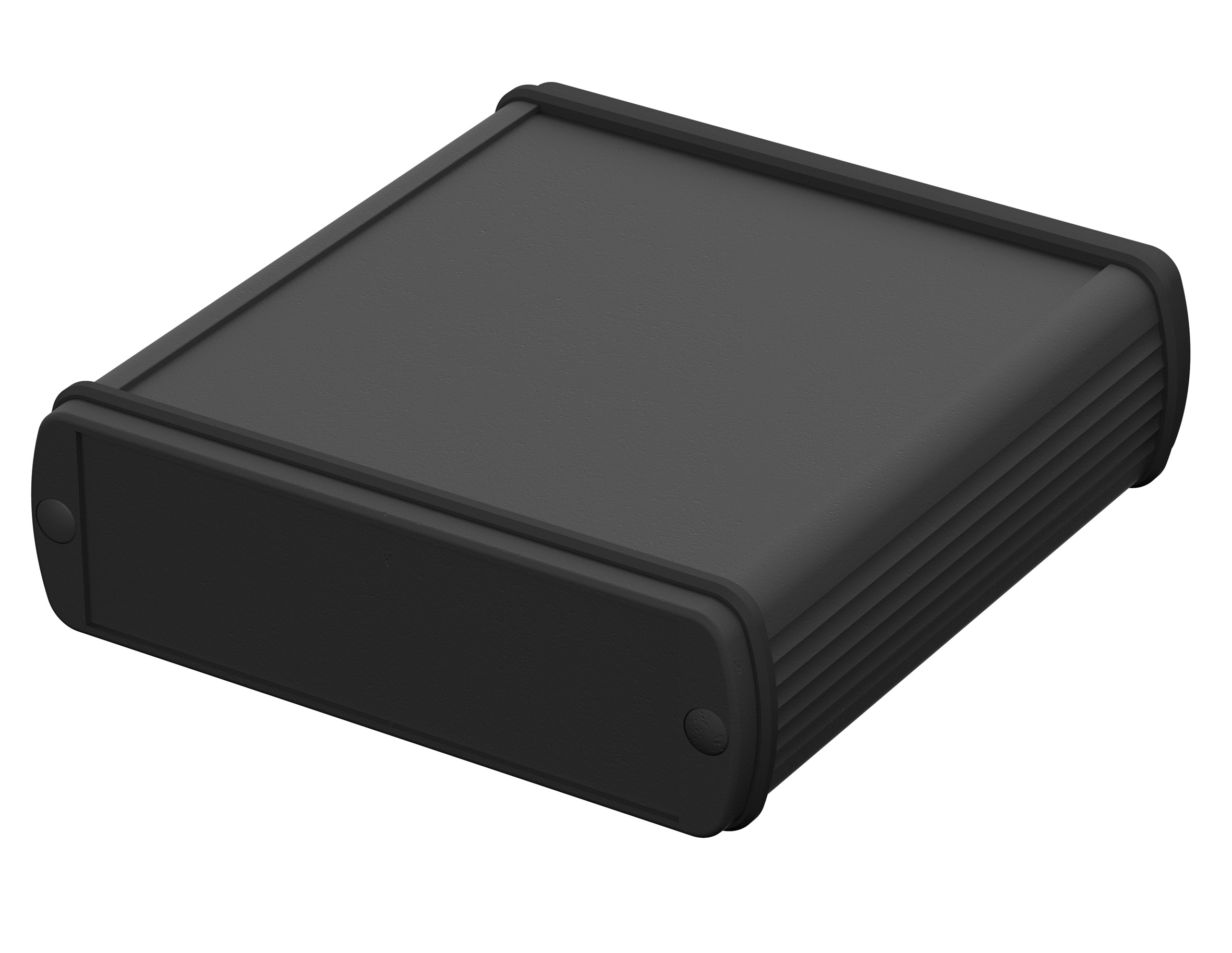Bopla Alubos (Set) Series Black Aluminium General Purpose Enclosure, IP65, Black Lid, 106 x 32 x 100mm
