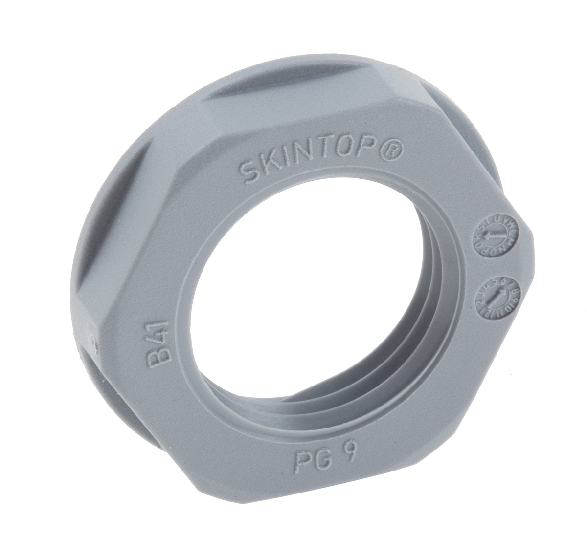 Lapp Grey Fibreglass PA Cable Gland Locknut, PG9 Thread, IP68
