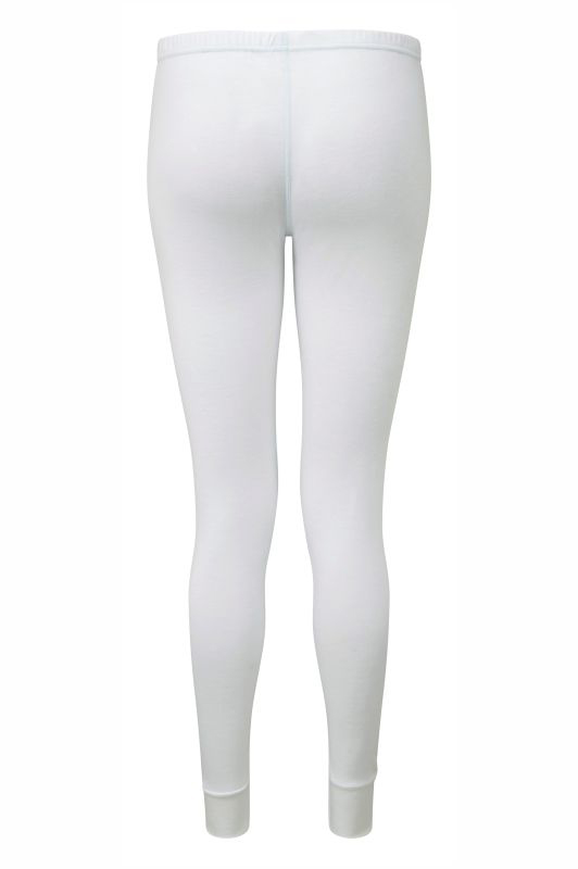 PULSAR White Polyester Thermal Long Johns, S