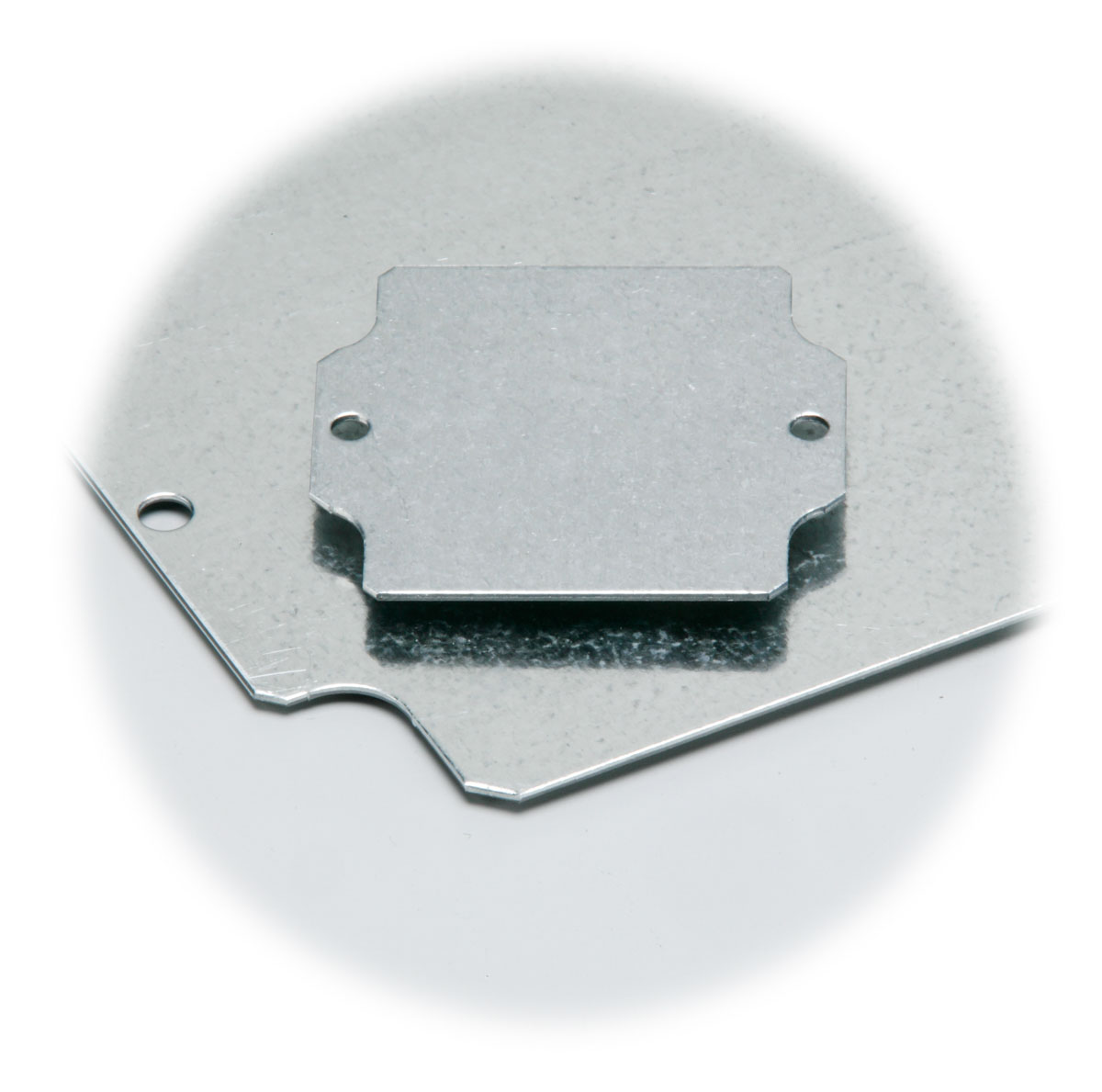 Fibox Polyester Mounting Plate, 240mm W, 220mm L for Use with EURONORD