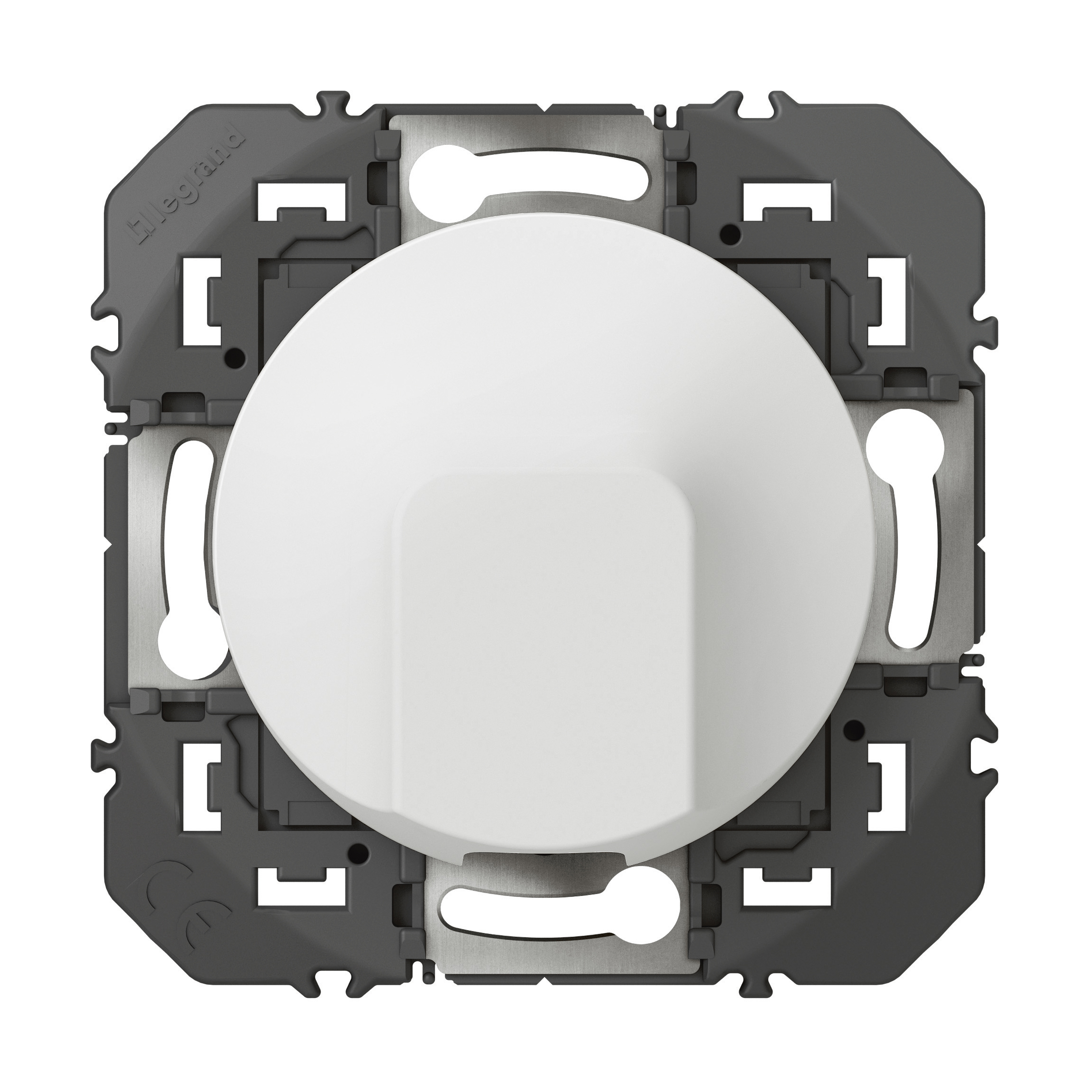 Legrand White Push Button Light Switch, 1 Gang, 6003