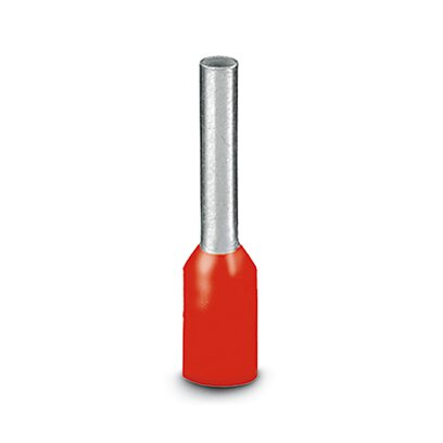 Phoenix Contact, AI 1 - 8 RD - 1000 Ferrule, 8mm Pin Length, 1.5mm Pin Diameter, Red