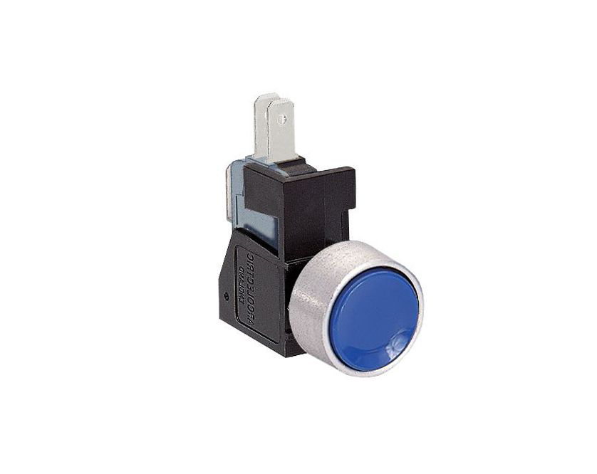 Bulgin Push Button Switch, On-On, Panel Mount, 12.7mm Cutout, SPDT, 250V