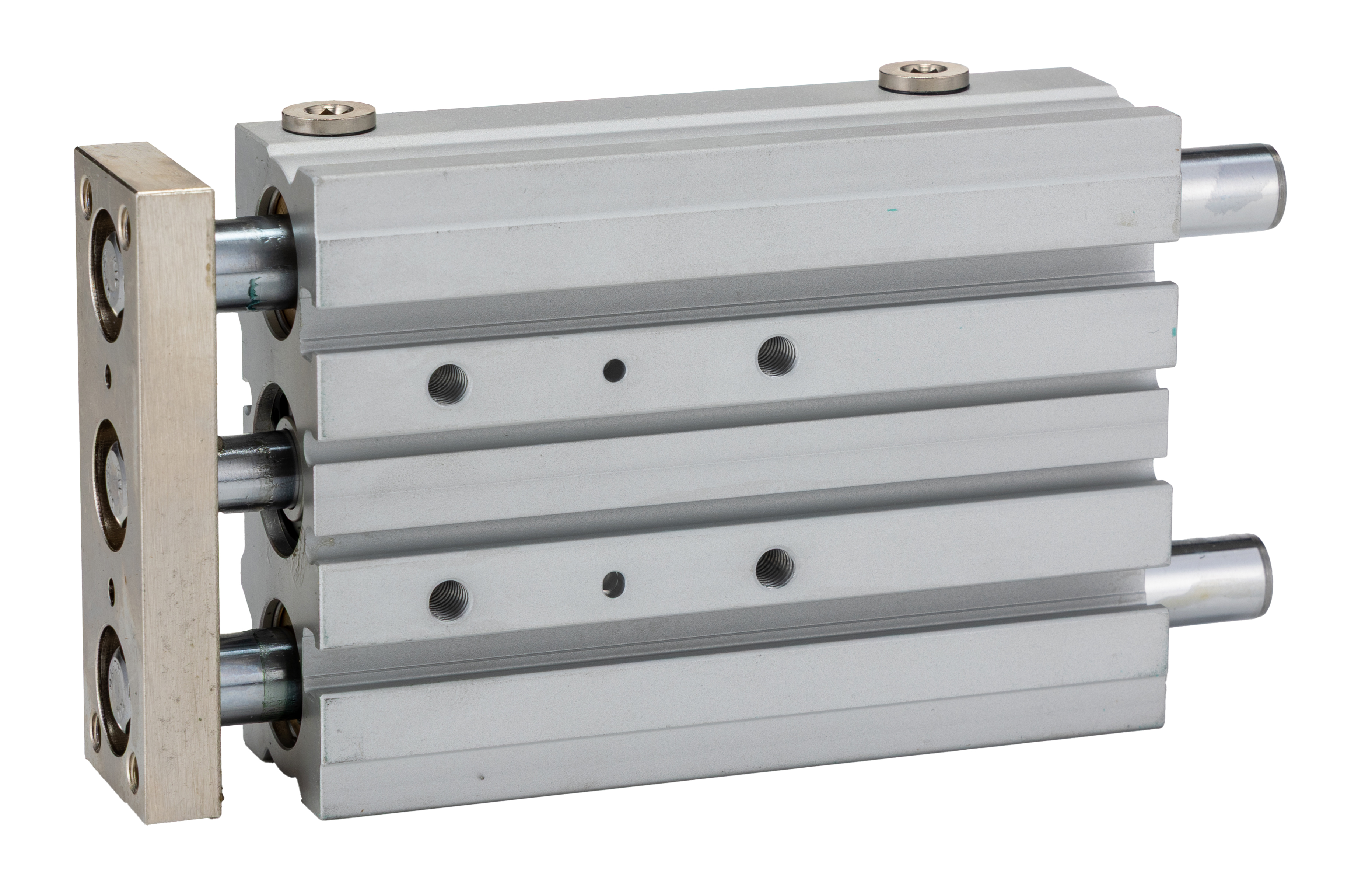 RS PRO Pneumatic Guided Cylinder - 20mm Bore, 80mm Stroke, Double Acting