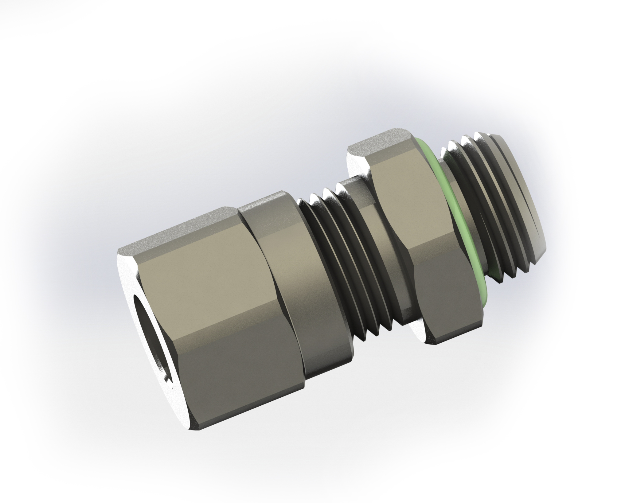RS PRO 69485 Series Straight Fitting, BSP 1/8 Male to Push In 6 mm, Threaded-to-Tube Connection Style