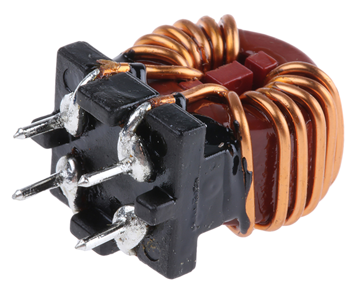 Wurth 350 μH ±30% Common Mode Choke, 8.5A Idc, 5.5mΩ Rdc 250 V, WE-CMB HC