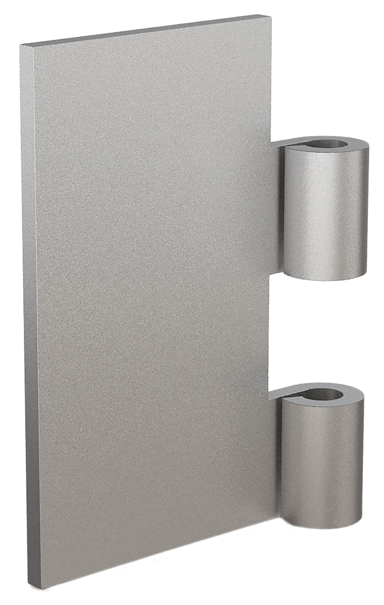 Pinet Steel Hinge Leaf, 80mm x 50mm x 3mm