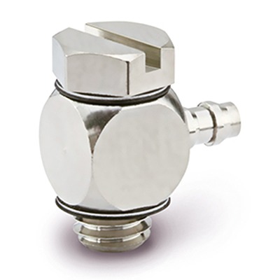 SMC M Series Elbow Fitting to M5 x 0.8, Threaded-to-Tube Connection Style, M-5ALHU-3