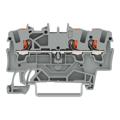 WAGO 2201-1302 TOPJOB S Series Orange, 1.5mm², 1-Level, Push In Termination, ATEX, CSA, IECEx