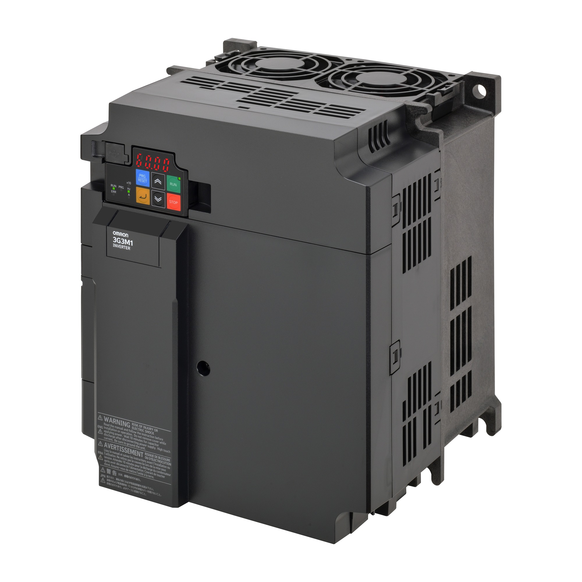 Omron Variable Speed Drive, 22 kW, 3 Phase, M1 Series 400 V ac 31 A