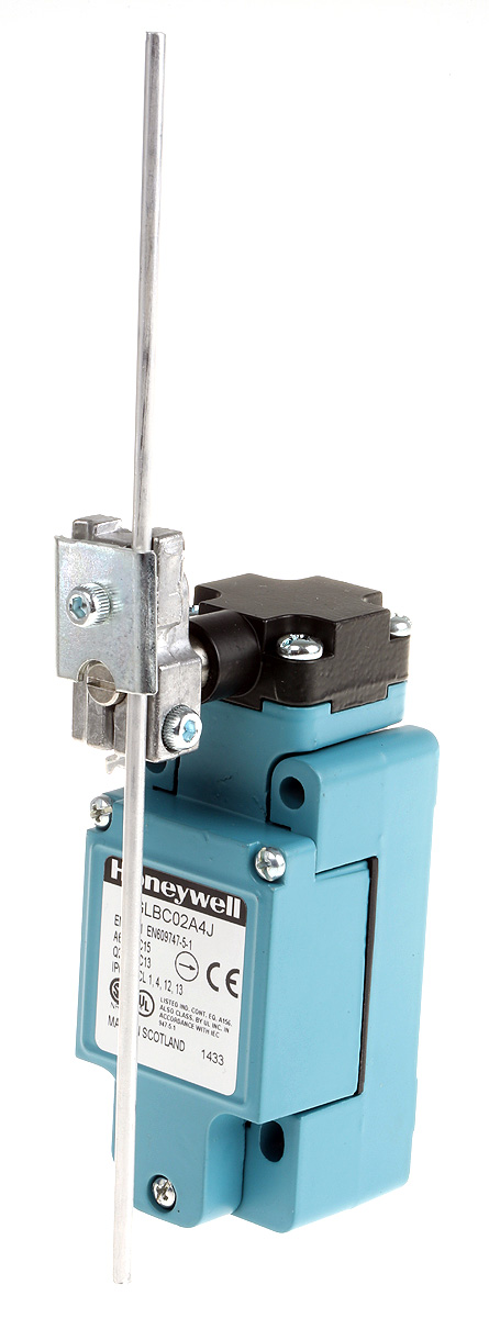 Honeywell GLB Series Rod Limit Switch, NO/NC, IP67, SPDT, Die Cast Zinc Housing, 600V ac Max, 10A Max