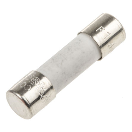 RS PRO 1A F Ceramic Cartridge Fuse, 5 x 20mm