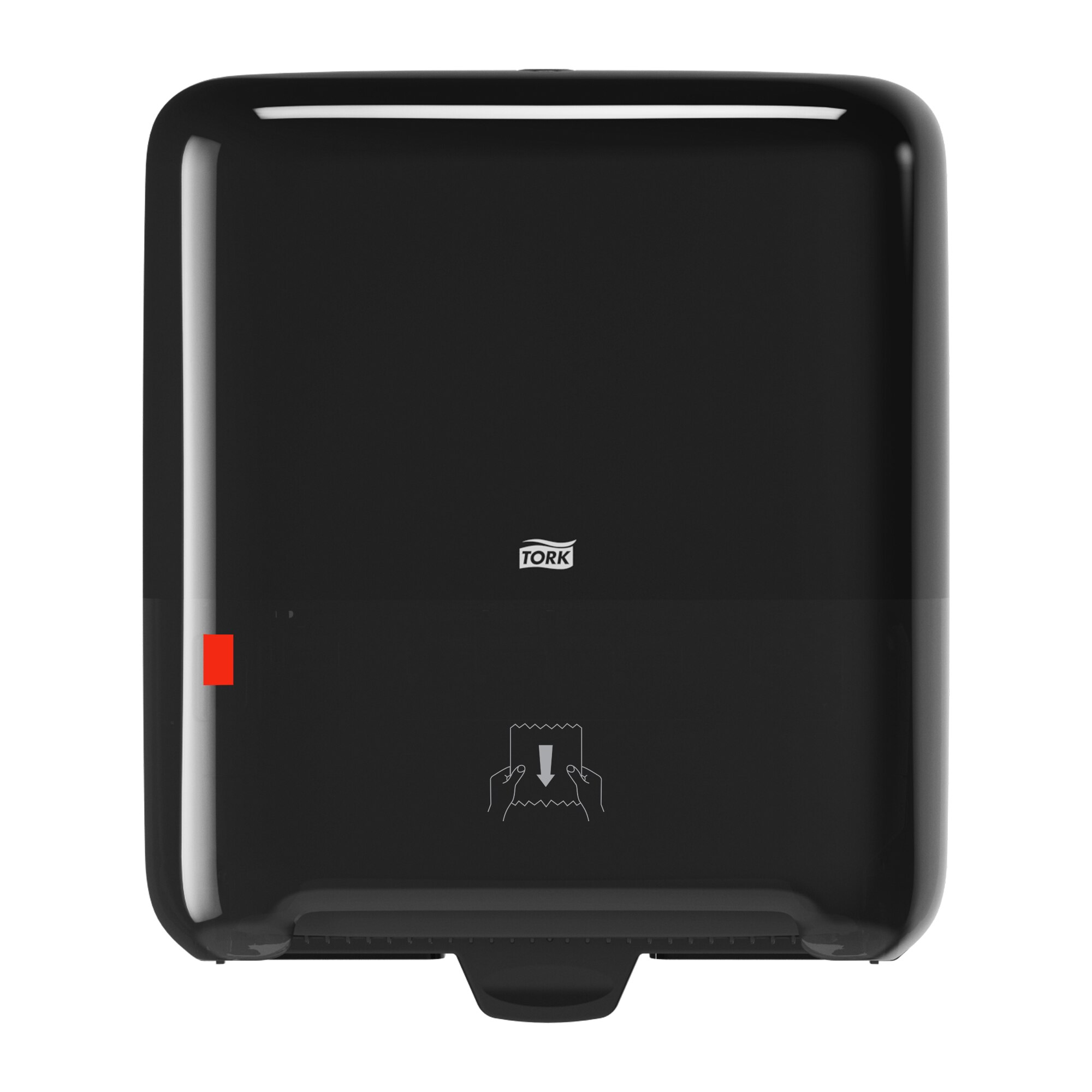 Tork Plastic Black Wall Mounting Paper Towel Dispenser, 203mm x 372mm x 337mm