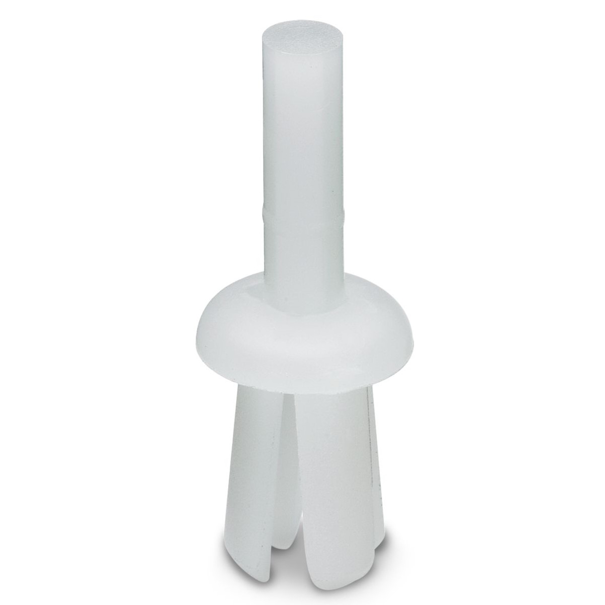 Phoenix Contact White Nylon Rivet connected to the body, 6mm Max. Bundle