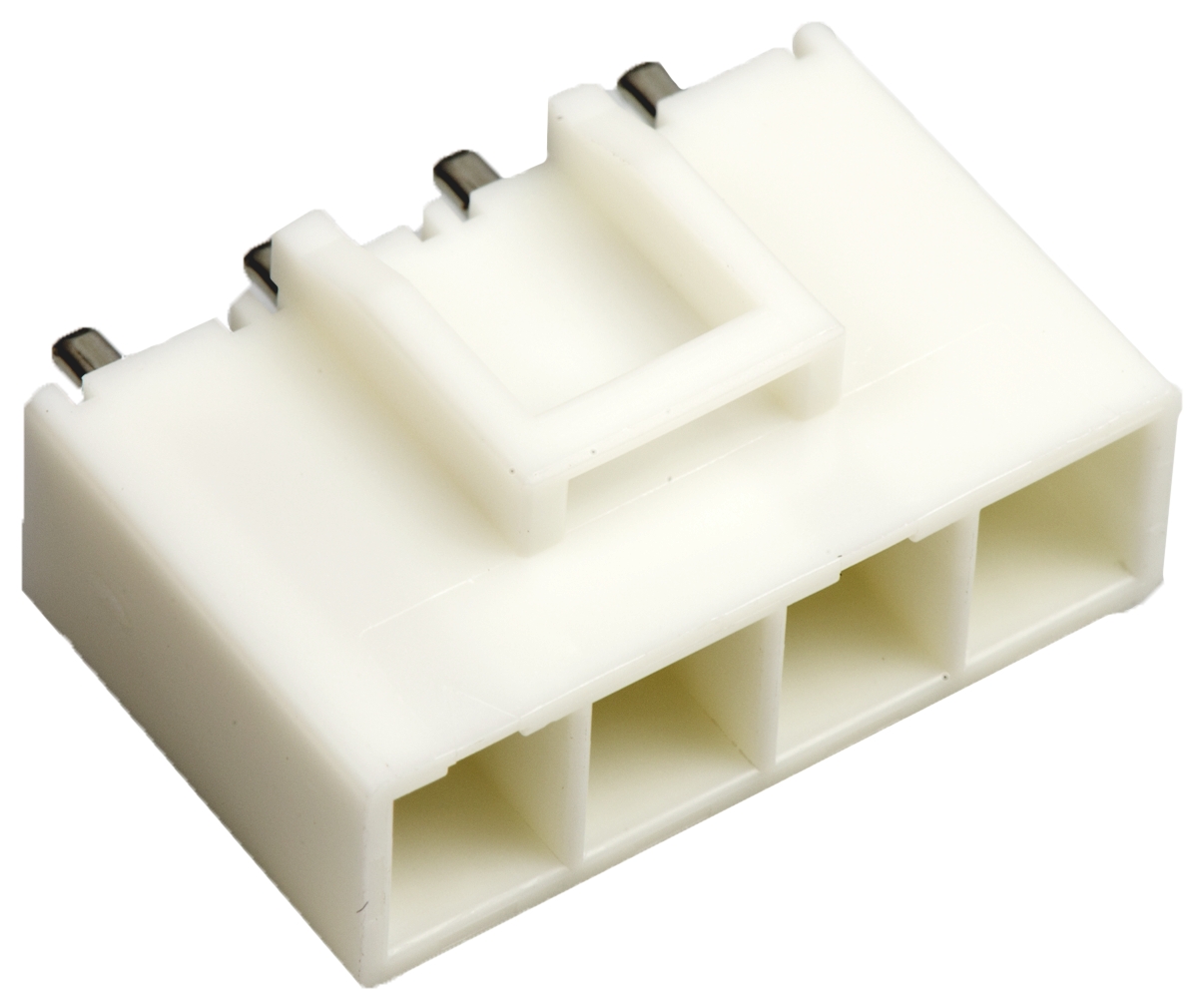 JST VL Series Straight Through Hole PCB Header, 4 Contact(s), 6.2 mm Pitch, 1 Row, Shrouded