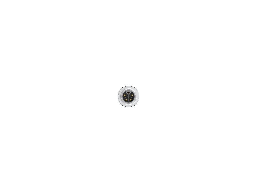 TE Connectivity Female 5 way M12 to Male 5 way M12 Sensor Actuator Cable, 1.5 m