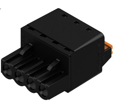 Weidmuller, 5.08mm Pitch, BL 5.08, 4 Way, , Pluggable Terminal Block, Plug, Cable Mount, Push In Termination, 1013450000