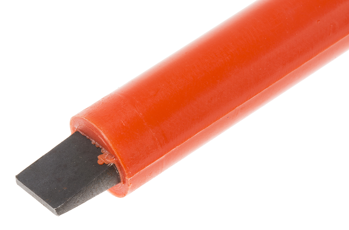 ITL Insulated Tools Ltd Slotted Insulated Screwdriver, 10 x 1.6 mm Tip, 203 mm Blade, VDE/1000V, 317 mm Overall