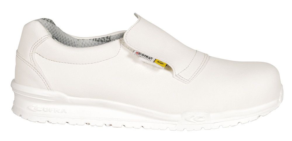 Cofra AUSILIUS ESD S2 FO SR Men's White Toe Capped Safety Shoes, EU 38