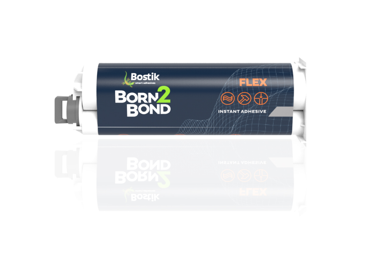 Bostik Born2Bond Flex 2K Cyanoacrylate 50 g, Transparent