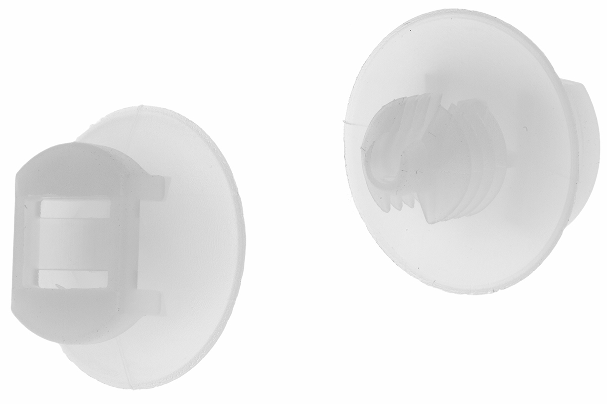RS PRO Natural Cable Tie Mount 16.1mm, 5mm Max. Cable Tie Width