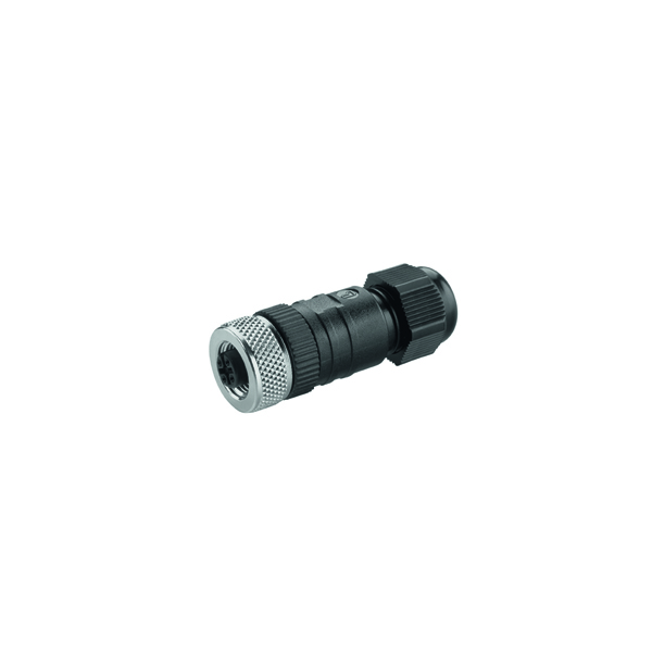Waldmann 336615019-005 Series Connection Socket, 5P-Pole, Socket, 1-Way, IP67