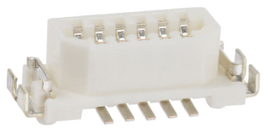 Hirose DF9 Series Straight Surface Mount PCB Socket, 11-Contact, 2-Row, 1mm Pitch, Solder Termination