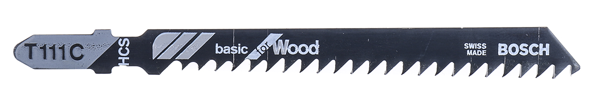 Bosch, 8 Teeth Per Inch 75mm Cutting Length Jigsaw Blade, Pack of 3