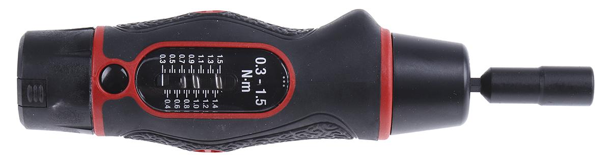 Norbar Torque Tools Adjustable Hex Torque Screwdriver, 0.6 → 3Nm, 1/4 in Drive - With RS Calibration