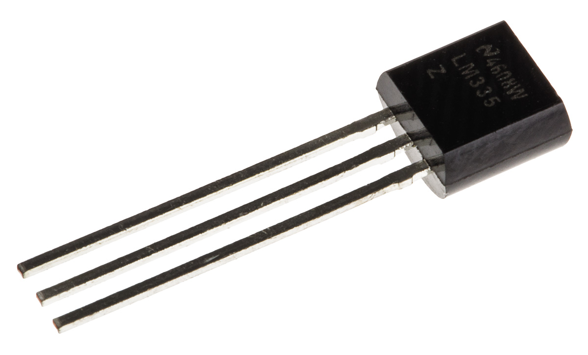 Texas Instruments Temperature Sensor, Voltage Output, Through Hole Mount, Analogue, ±3°C, 3 Pins