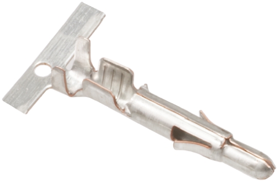 TE Connectivity Universal MATE-N-LOK Series Male Crimp Terminal, 20AWG Min, 14AWG Max