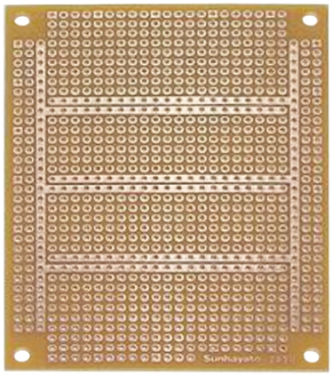 Sunhayato Matrix Board FR1 1mm Holes, 2.54 x 2.54mm Pitch, 95 x 72 x 1.6mm