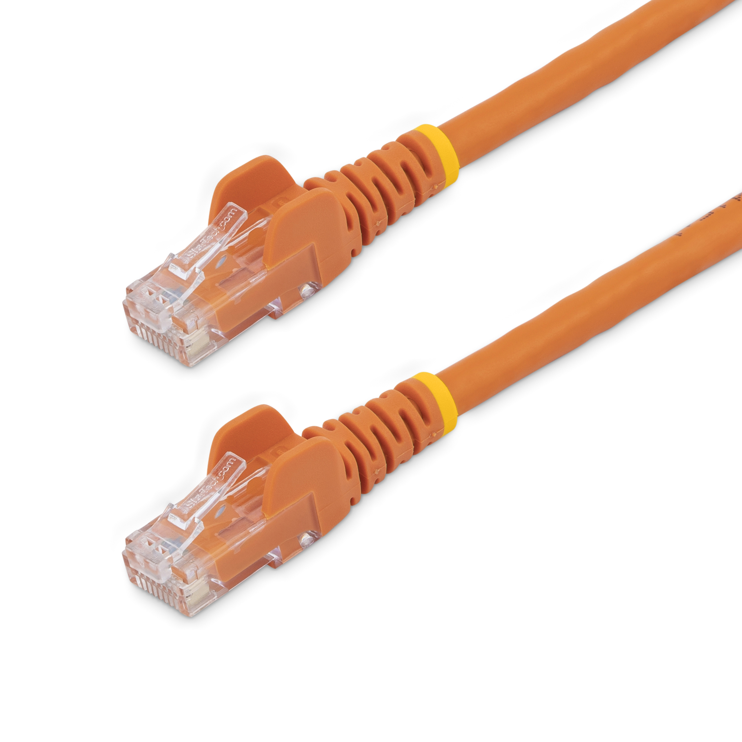 StarTech.com, 5m Cat6, Orange RJ45 to Male RJ45 Male, U/UTP Unshielded, Terminated PVC Sheath