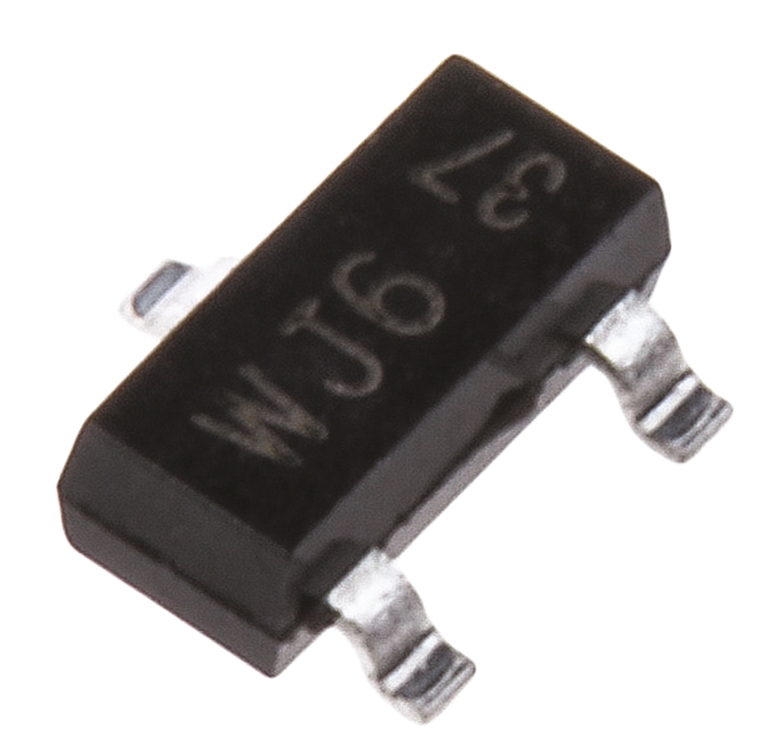 Nexperia BSH201 Type P-Channel MOSFET, 300 mA, 60 V Enhancement, 3-Pin SOT-23 BSH201,215