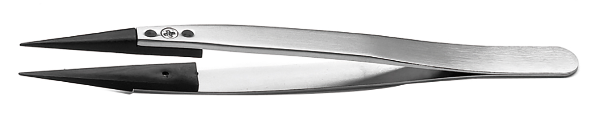 RS PRO 130 mm, Stainless Steel, ESD Tweezers