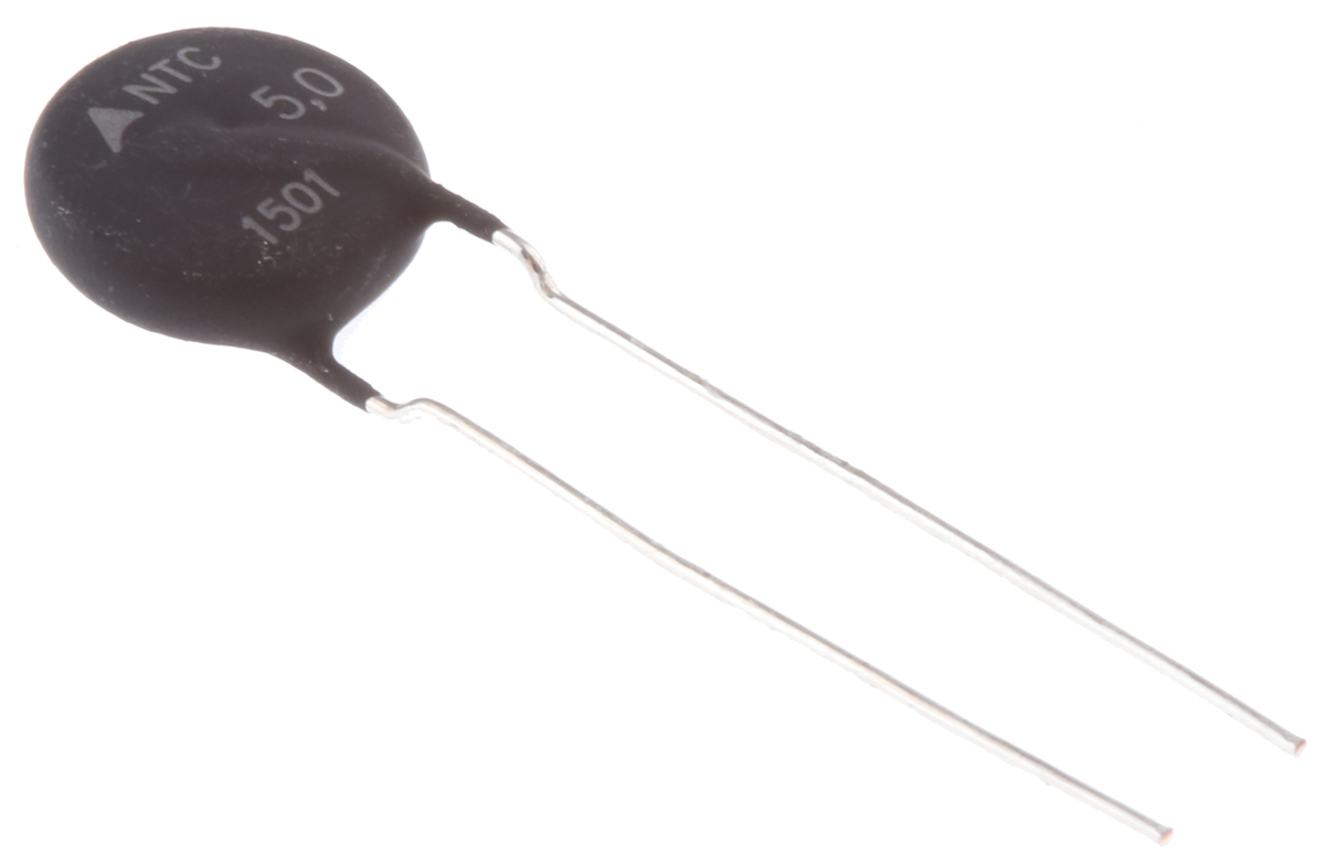 EPCOS Thermistor, 5Ω Resistance, NTC Type, 11.5 x 6 x 16mm