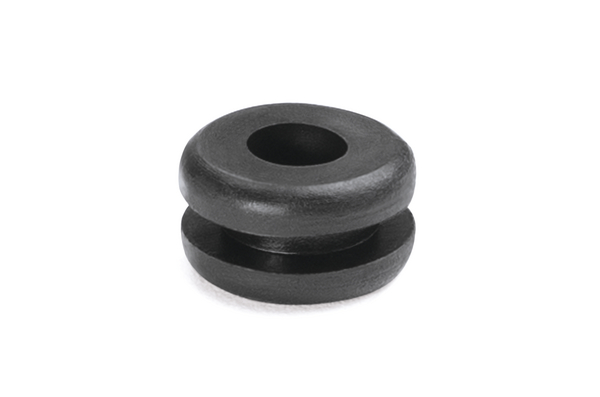 HellermannTyton HV1201 Black Polyvinylchloride 6.4mm Cable Grommet 633-02010