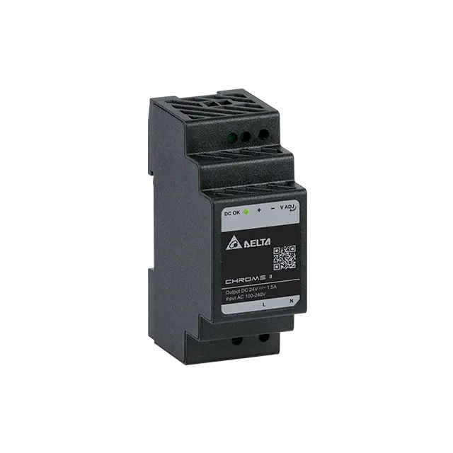 Delta Electronics CHROME II DIN Rail Power Supply, 85 → 264V ac ac Input, 24V dc dc Output, 1.5A Output, 30W