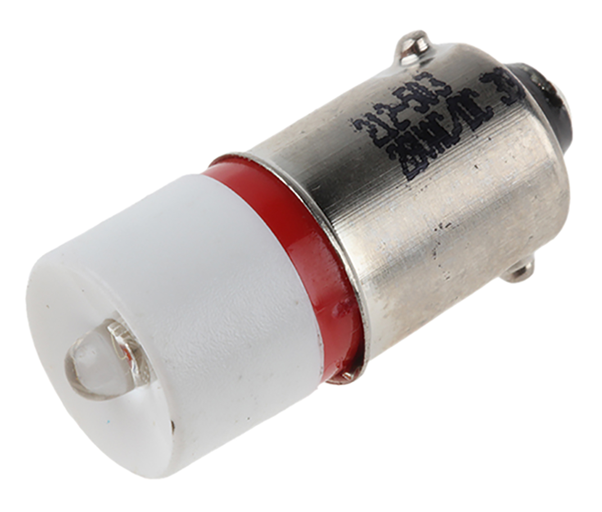 RS PRO Red LED Indicator Lamp, 28V dc, BA9s Base, 10mm Diameter, 1750mcd
