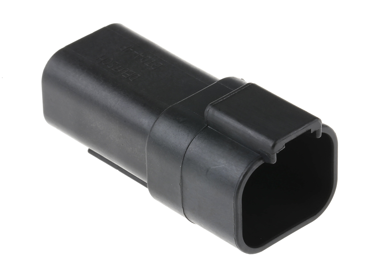 Deutsch, DT Automotive Connector Socket 4 Way, Crimp Termination DT044P-CE02