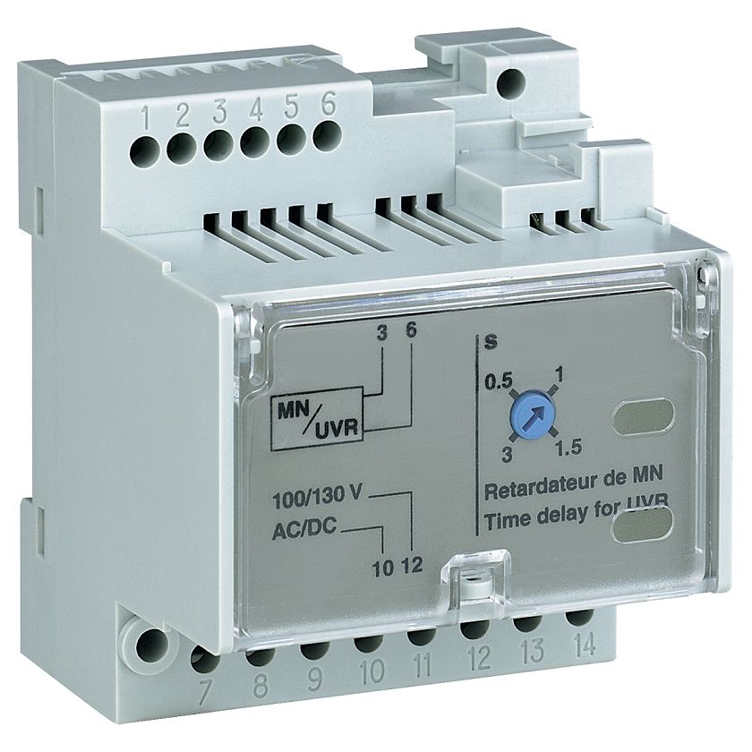 Schneider Electric LV83 Series Timer Relay, 200 → 250V ac, 0.5 → 3s