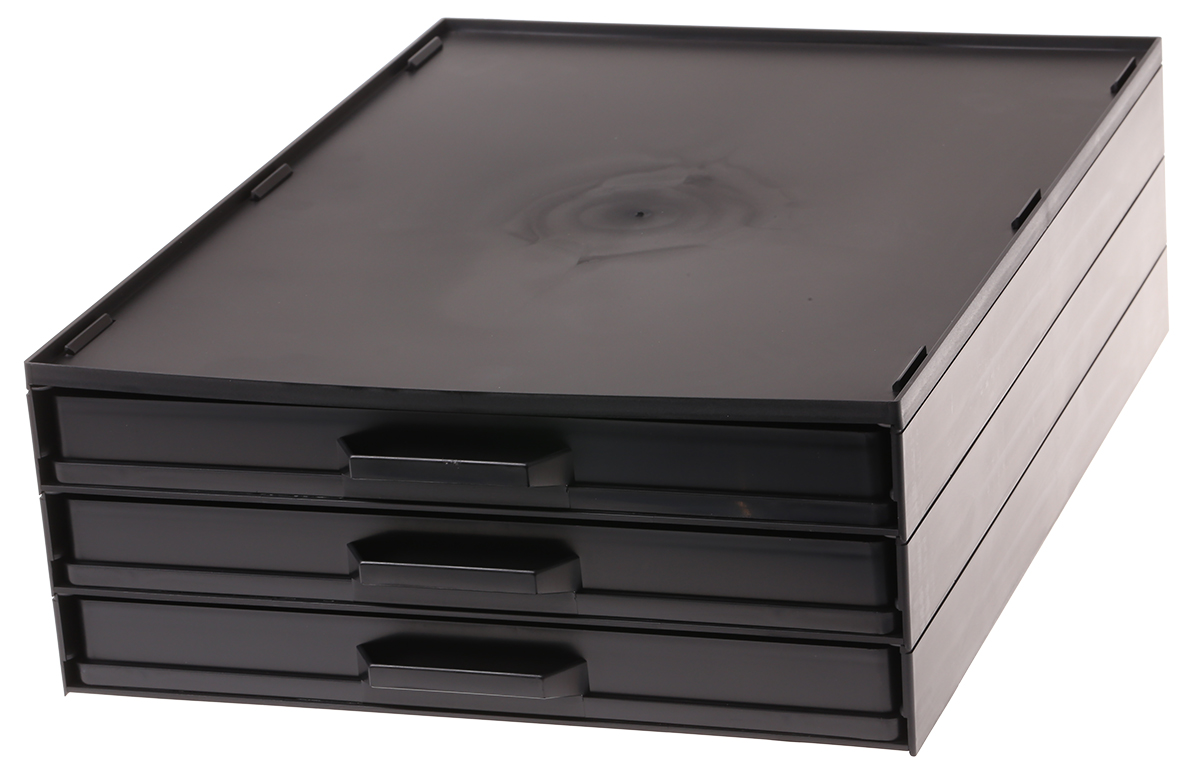 Licefa 3 Drawer Storage Unit, 108mm x 265mm x 355mm