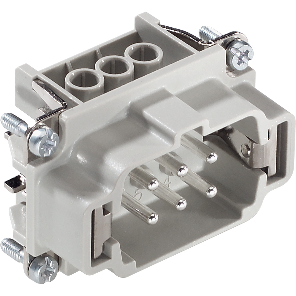 Lapp Connector, 7 Way, 16A, Male, H-BE 6, 500 V