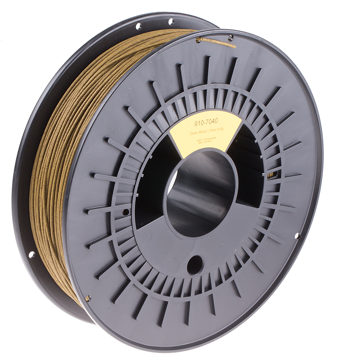 RS PRO 1.75mm Light Wood 3D Printer Filament, 500g